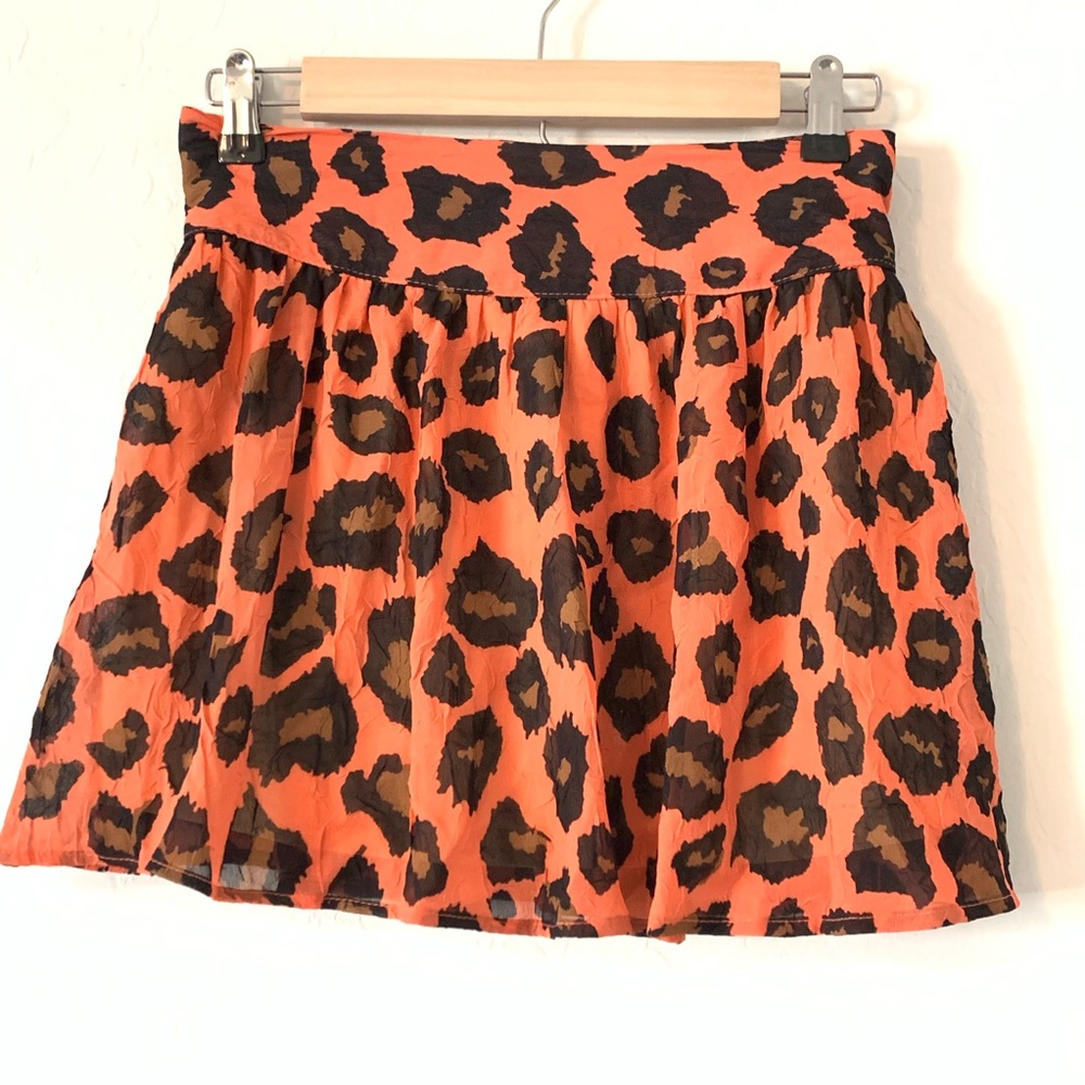 Cheetah Nuts - Leopard Spots - flowy skirt